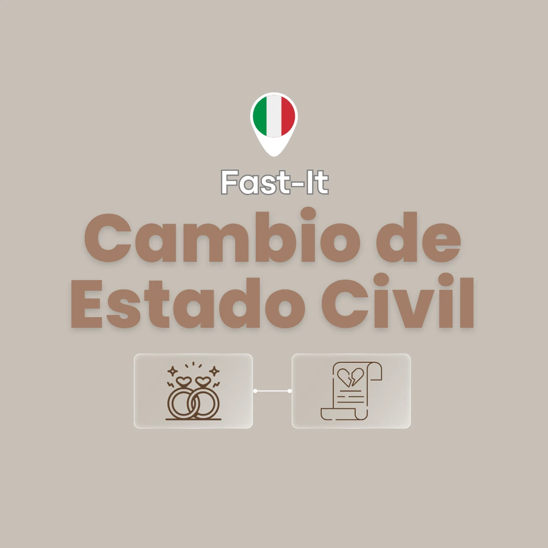 Cambio de Estado Civil en Fast-It