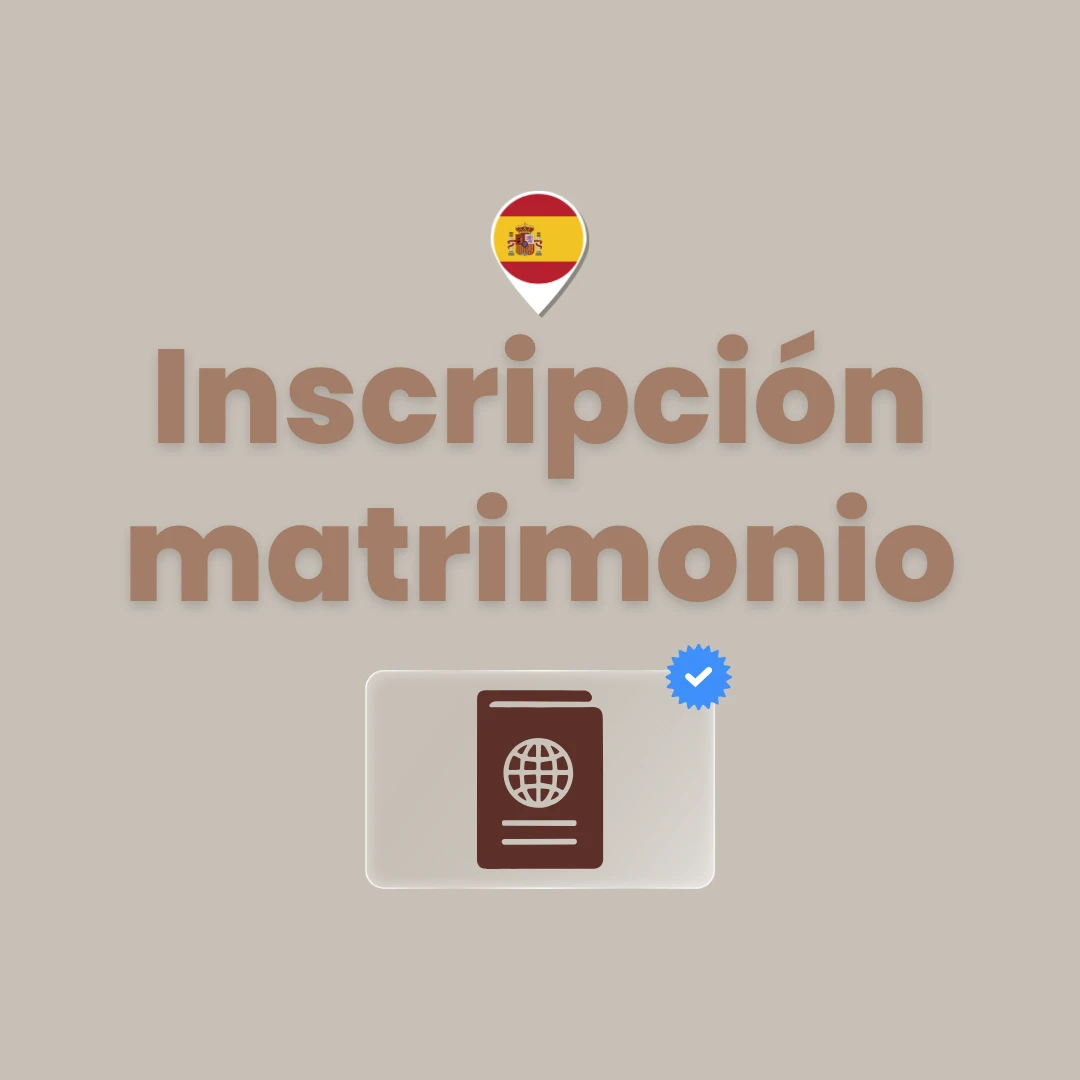 Inscripción de Matrimonio - 1