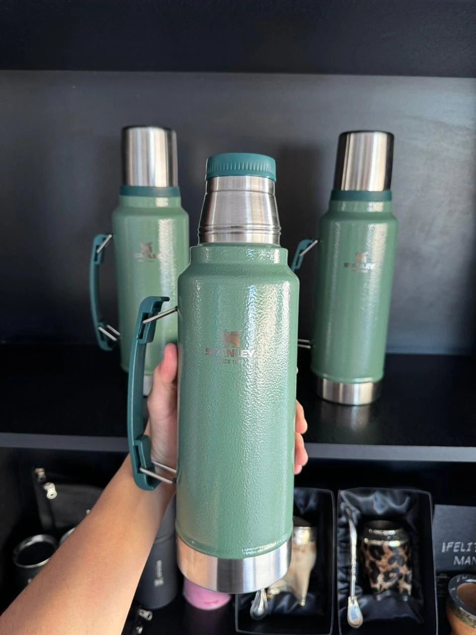 Termo Stanley 1.2L clásico, verde - 1