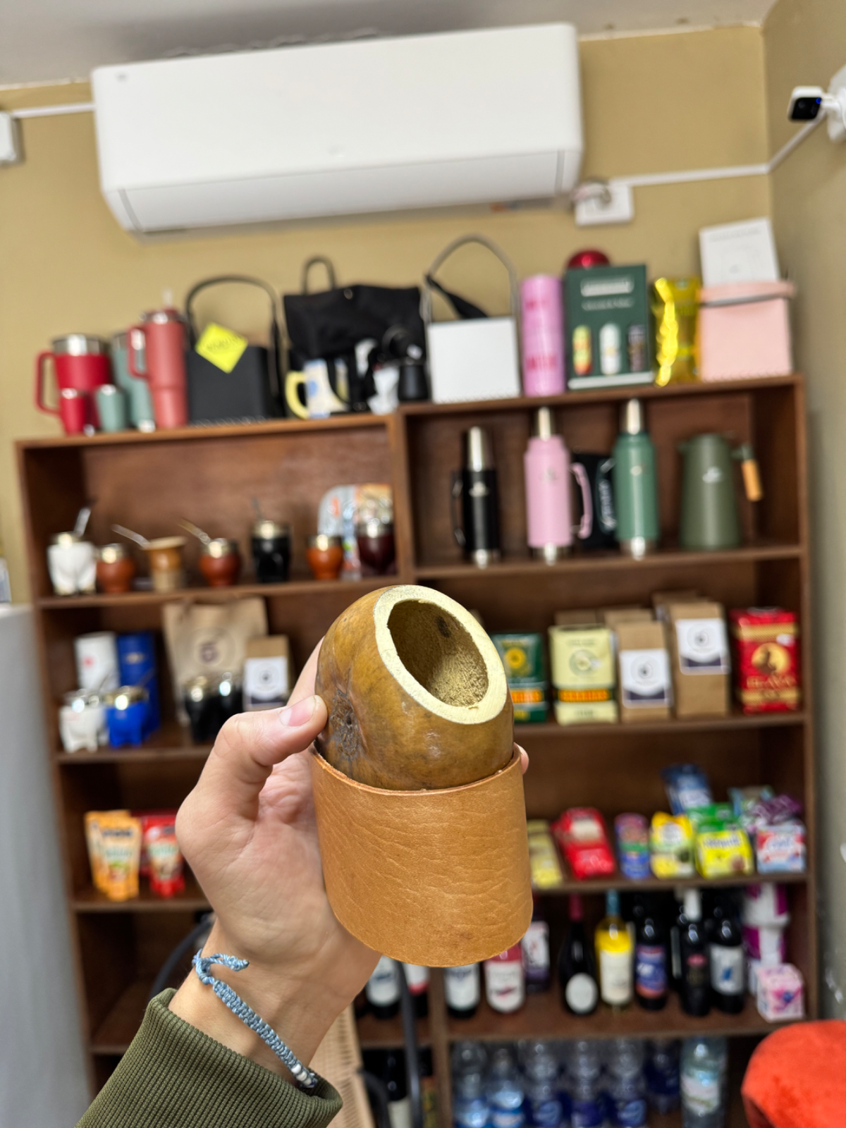 Mate Galleta, base cuero - 2