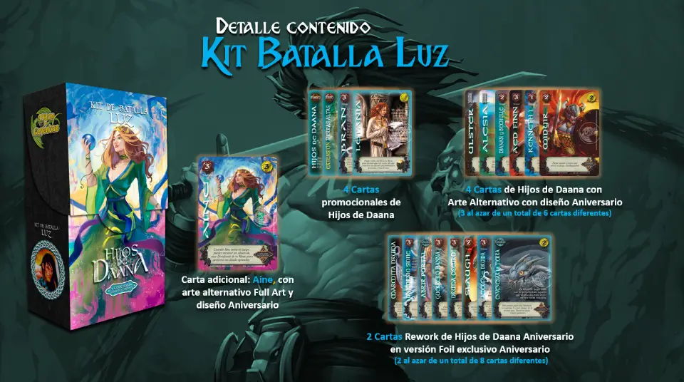 Kit de Batalla Hijos de Daana - Luz - 2