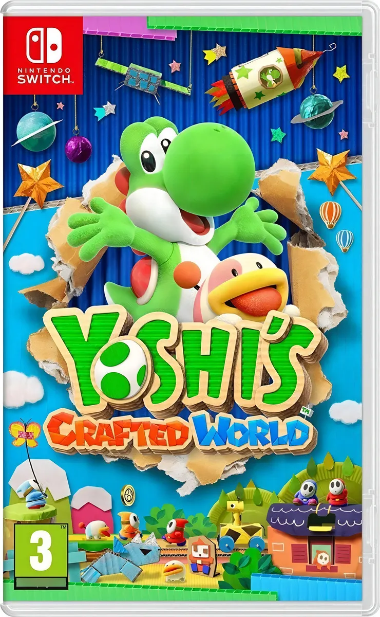 Nintendo Switch Yoshi Crafted