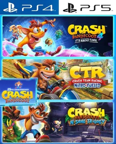 Crash Bandicoot - Quadrilogy Bundle Primario Ps5
