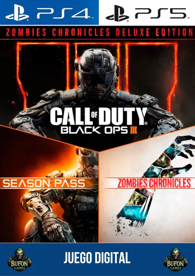 Call of Duty: Black Ops III – Zombies Chronicles Deluxe Edition Primario PS5 Retro