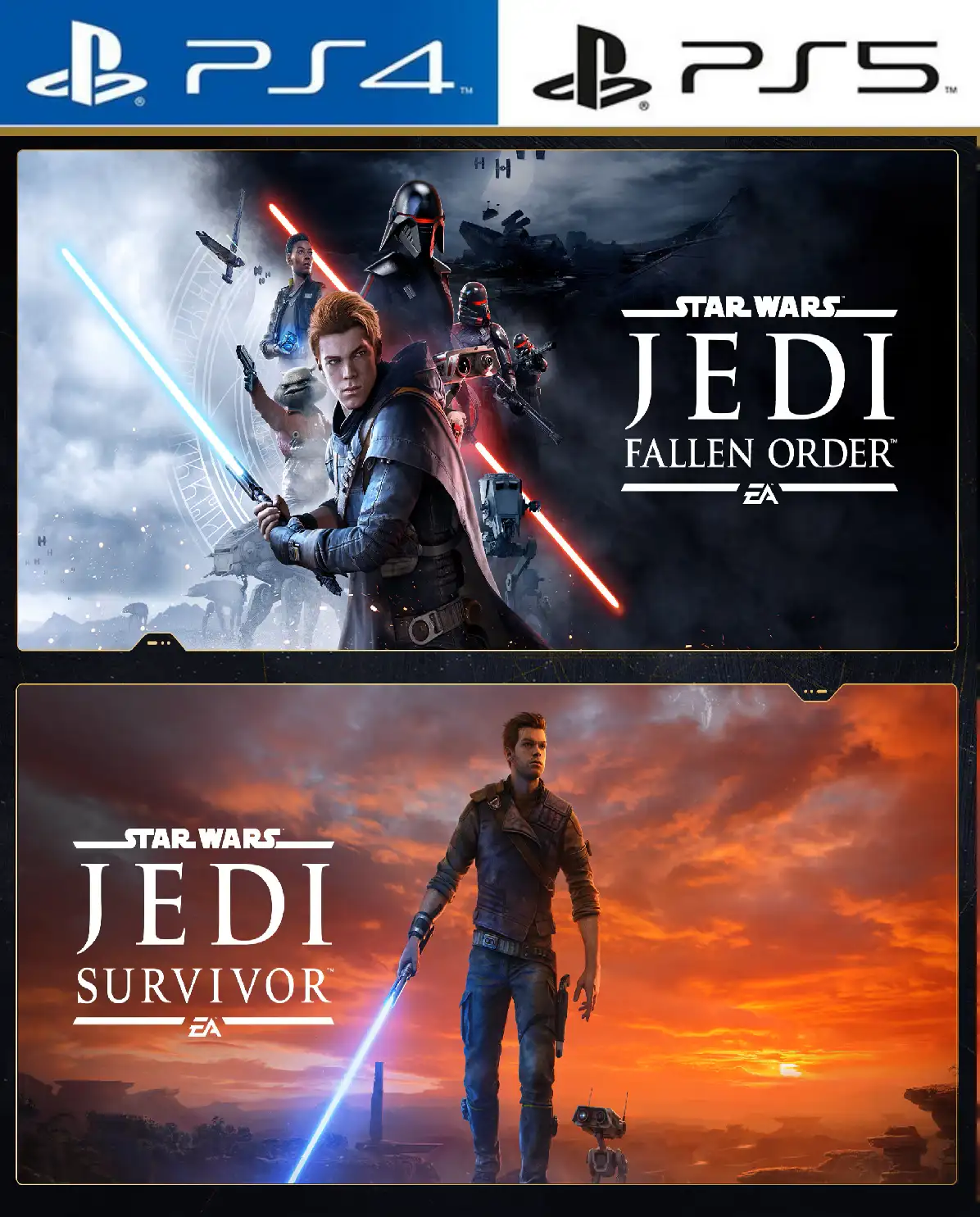 Star Wars Jedi Cross-Gen Bundle Edition Primario PS5