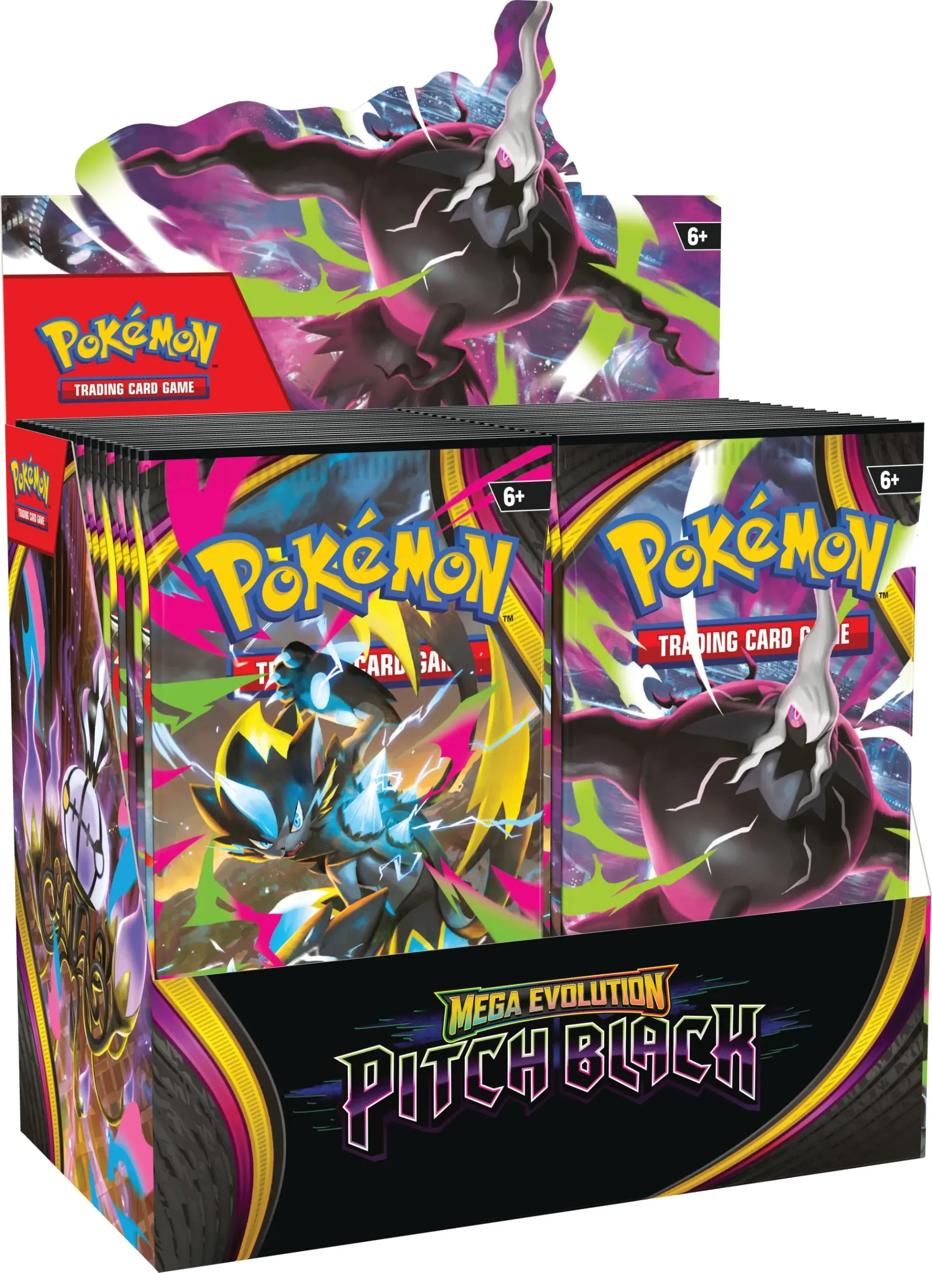 PREVENTA Pokémon TCG: Mega Evolution - Pitch Black - Booster Ingles