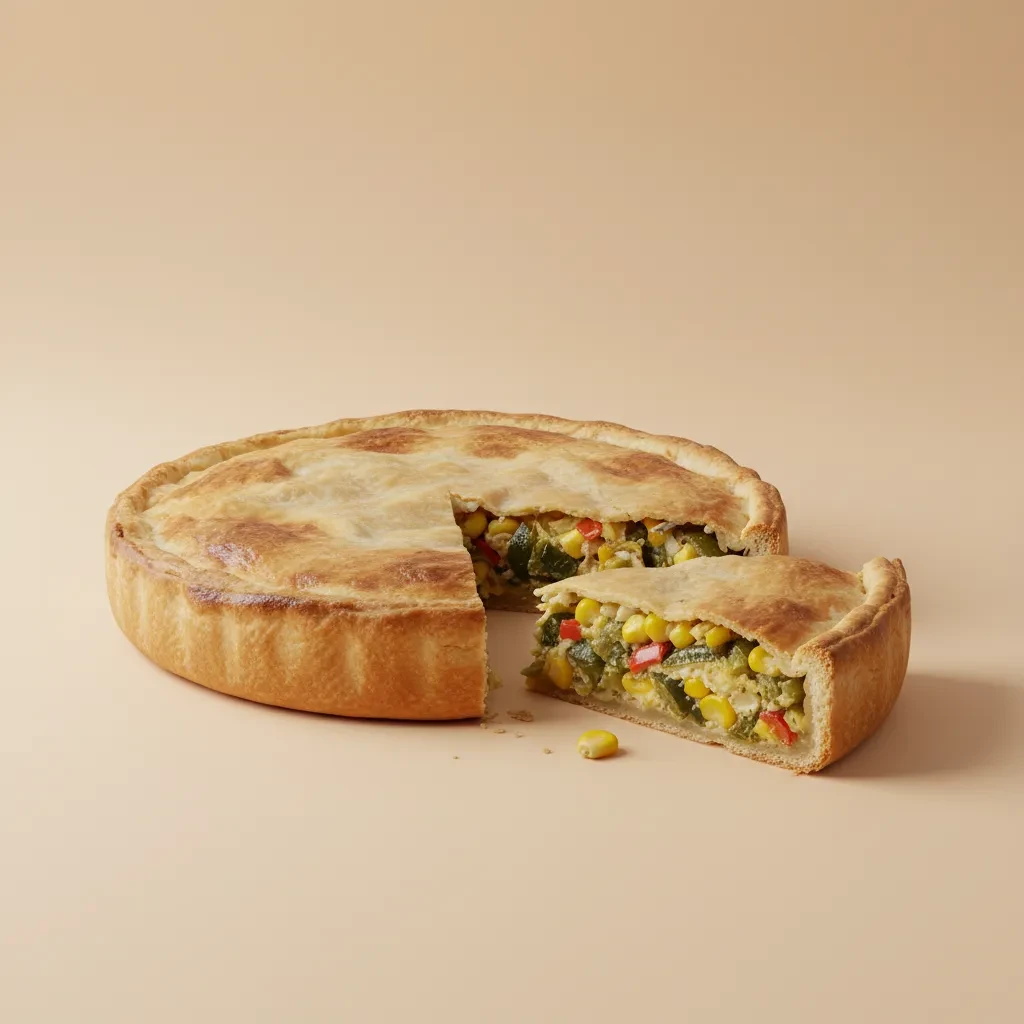 Tarta de verduras y huevo - 1