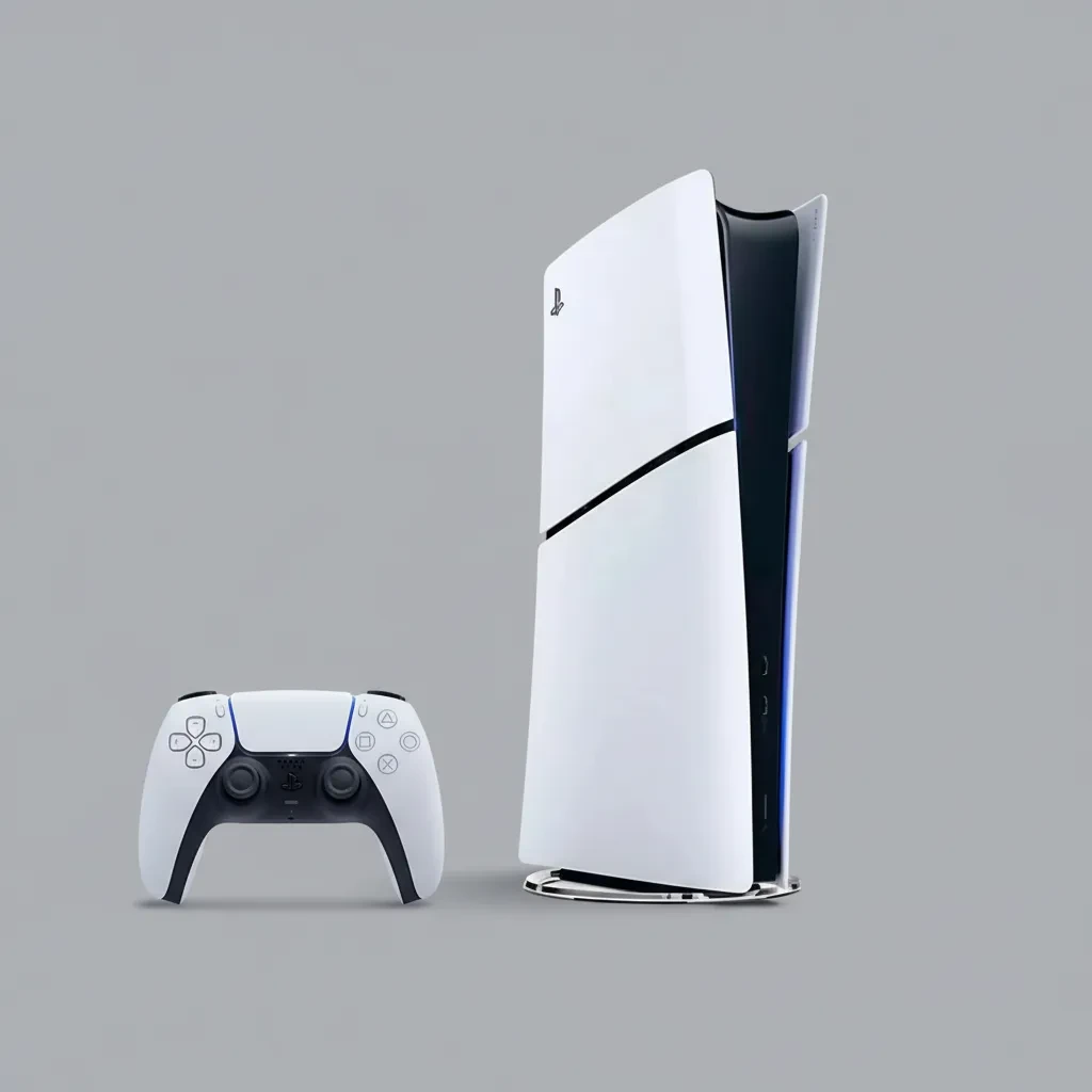PlayStation 5 Slim Digital 1TB – Elegancia Bicolor y Control DualSense - 1