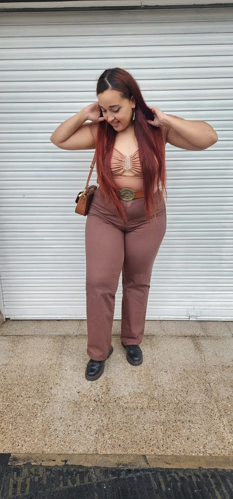 Wide leg chocolate - 1