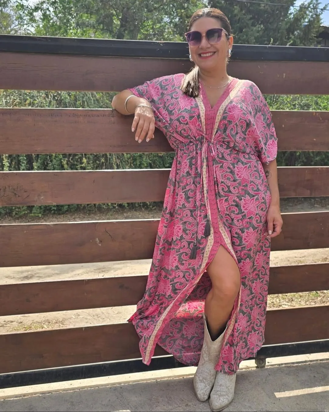 Vestido seda hindu - 1