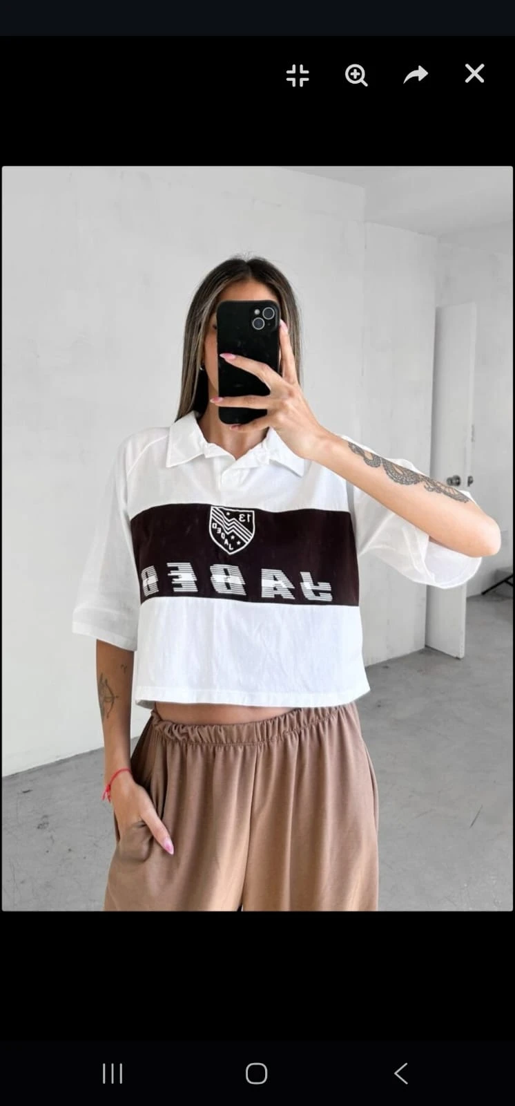 Remera algodón estampada - 1