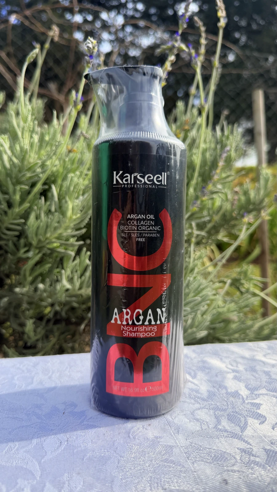 Shampoo Nutritivo Karseell BNC Argan Nourishing 500 ml - 1